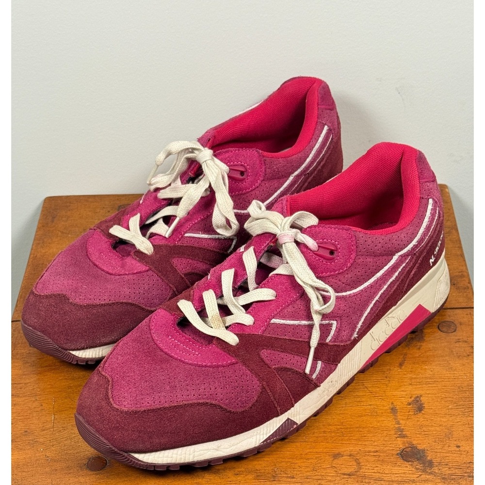 Diadora N9000 Sneakers Mens 13 Red‎ Beet Colorway Suede SC 501.170121-55029